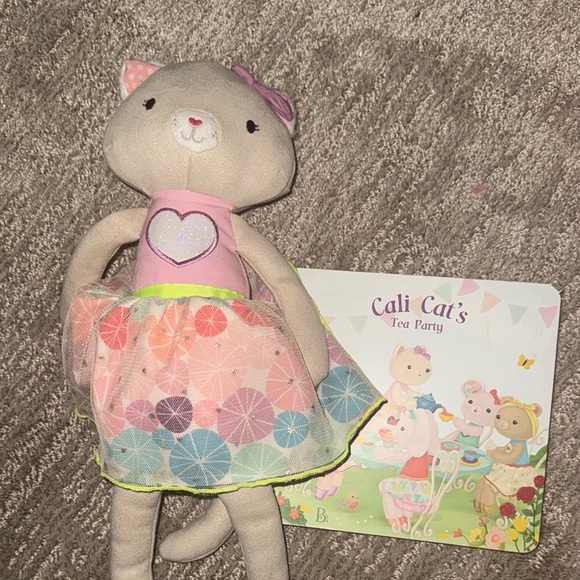 Cali cat plush with book - Picture 2 of 7